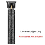 Rechargeable Mens T9 Carving Hair Clipper Vintage Portable USB Cleaning Barber Professional Hair Cutting Machine Beard Trimmer