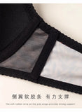 Sexy leopard print lace underwear for women, thin, small breasts, push-up, large bra, anti-sagging bra, new style