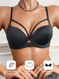 Sexy Leopard Print Bra for Women Push-up Anti-sagging Wire-free One-piece Bras for Small Breasts