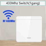 86 Wireless Light Wall Switch RF 433Mhz Remote Control Mini Relay Receiver Smart Lighting Switch For Lamp LED 10A 110V 220V 1pc