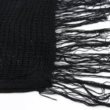 Sexy Fringe Tassel Knitted Crochet Tunic Beach Cover Up Women Long Dresses Cover-ups Beach Dress Beach Wear Beachwear Female