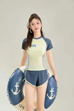 New Split Swimsuit for Women, Conservative and Slimming, Flat Leg Pants, Sports Beach Vacation, Hot Spring Swimsuit
