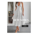 White Jacquard Backless Bow Evening Party Dress Women Robes Backless Elegant Sexy Dress Bodycon Long Summer Dress Vestidos