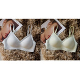 2Pcs/Set Seamless Bras For Women Sexy Lingerie Padded Non-wire Brassiere Adjust Shoulder Strap Underwear Comfort Intimates