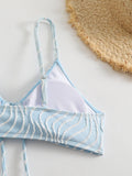 High Waist Bikini 2026 Women Strappy Swimsuit Sexy Striped Swimwear Female Bathers Bathing Swimming Swim Suit Beachwear