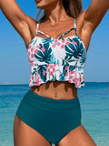Printed Strappy Bikini 2026 High Waist Swimsuit Women Sexy Swimwear Female Bathers Swimming Bathing Swimming Swim Suit Beachwear