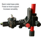 Fine Tuning Bracket Level Adapter 360 Degree Adjustable Support L Shape Pivoting Base with Clip Wall Ceiling Mounted