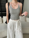 Sports vest U-neck slim fit camisole bottoming T-shirt