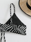 High Waist Bikini 2026 Women Strappy Swimsuit Sexy Striped Swimwear Female Bathers Bathing Swimming Swim Suit Beachwear