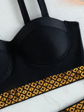 2025 Sexy Push Up Bra Cup Bikinis High Waist Bikini Female Swimsuit Women Swimwear Two-pieces Bikini set Bathing Suit Swim Lady