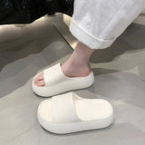 Summer Eva Chunky Platform Slippers Women Comfortable Soft Thick Bottom Sandals Woman 2025 Non Slip Beach Flip Flops Female