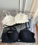 Summer Nouvelle Tendance! Soutien-Gorge Push Up à Fermeture Avant - Bretelles Dentelle Dos, Bralette Légère pour Petite Poitrine