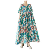 Long Dresses For Women Casual Summer Trendy Boho Style Pleated Cover Up Vestidos Daily Wear High Quality Elegant Maxi Dress