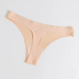 BZEL Sexy Women's Thongs Panties Traceless Soft Ice Silk Breathable G-String Lingerie for Woman Female Underwear 3XL Large Size