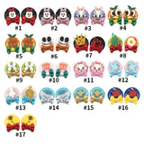 Christmas 2.8"Mouse Ears Hair Clips For Children Sequins Bow Hairpins Girls Festival Party DIY Hair Accessories