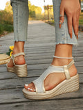 Summer 2026 Round Head Sexy Comfortable Non - Slip Casual Sandals Fashion Light Large Size Wedgeheel Sandals Women
