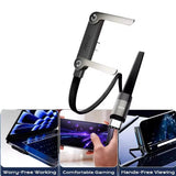 2 in 1 PD240W/65W Type C To Type C Fast Charging Foldable Bracket Cable USB C To USB C Built-in Desktop Holder Wire For iPhone17