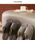 Big Size EU48 Indoor Slippers For Women Men Spring Summer House Shoes Soft Leather Anti-slip Open Toe Couples Home Floor Slides