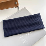 Sports Cycling Makeup Wash Face Hairbands Soft Korean Cotton Knitted Headband For Women Girls Bandanas Fashion Hair Accessories