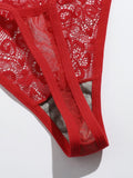 2pcs Low Waist Lace Thong For Women Sexy Panties Comfortable Underwear Female Underpants Lingerie C847