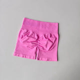 Women's High-Waisted Yoga Sports Shorts Summer Stretch Hip-Lifting Abdominal-Tightening Fitness Three-Part Shorts