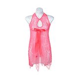 Sexy lace hollow pajamas mesh nightgown sexy lingerie
