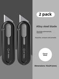 5 pcs Utility Knife Box Cutters Retractable Letter Opener Sharp Cartons Cardboard Razor Knife for House Smooth Mechanism Perfect