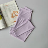 Women's High-Waist Yoga Exercise Pants Tight Fitting High Elasticity Gauntlet Line Nude Feeling Hip Lifting Gym Trousers