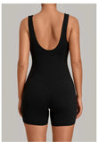 New Summer U-neck Beautiful Back Yoga Jumpsuit Women Sleeveless Tight Sports One Piece Suit Outdoor Gym Running Fitness Overalls