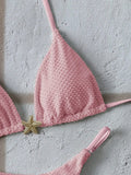 Sexy Metal Starfish Bikini Set Women Yellow Blue Push Up Bra Thong Swimsuit 2026 Summer Bathig Suit Bandage Holiday Swimwear