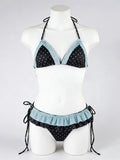 High Waist 2-Piece Split Bikini Set for Women 2026 - Print Trendy Swimwear Chic Beach Vacation Summer Party Fashion