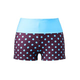 Summer Women's Dot Print Mini Casual Shorts Elastic High Waist Fold Over Slim Fit Shorts 2026 Fashion Going Out Daily Sporty