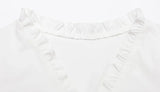 Ahagaga Sexy Women's Short T-Shirt 2026 Summer Y2K Tees V Neck Crop Tops Solid Slim Sheath Fashion Casual Outwear Beach Tops