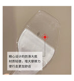 2026 Summer Jelly Shoes Women Fashion Sandals Low Heel Square Toe Girls Street Flip Flops Transparent Color Female Slippers