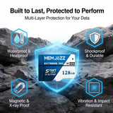 High-Speed SD Card 64GB/128GB/256GB/512GB Micro TF SD Memory Card Class 10 U3 V30 with Adapter for Nintendo Switch Game Storage
