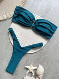 2026 Sexy Micro Bikini Tube top Women Swimsuits Female Swimwear Brazilian Bikini Set Thong Biquini Swimming Suits Beachwear
