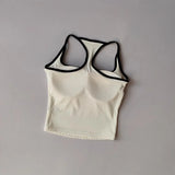 Women's Cross-Back Yoga Sports Vest One-Piece Cup Versatile Training Fitness Bra Colorful Fitness Clothing for Active Women