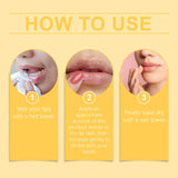 3 in1 Lip Scrub Mask Exfoliating Repairing Lighten Dry Cracked Lines Brighten Moisturizing Nourishing Beauty Plump Lip Treatment