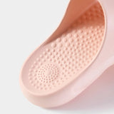 Non-Slip Shower Slippers Women Men Comfortable Soft Sole Couple Slippers Summer 2025 Lightweight Flat Heel Bathroom Slides