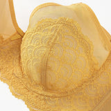 Women's Floral Lace Buckle Front Wireless Bra,Breathable Comfortable lingerie Top for Daily Wear,Women's Lingerie for All Season