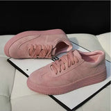 sneakers  Women casual low top leather shoes lightweight white Pink Shoes Breathable Creepers Platform flats Shoes  2020