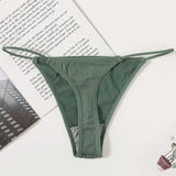 4Pcs/Set Women G-String Thongs Seamless Panties Sexy Lingerie Low Rise Female G-String High Cut Pantys Underwear