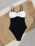 2026 One Piece Swimsuit With Cover Up Trend Swimsuit Women Swimwear Black Swim Suit Bodysuit Bathing Suit Beach Wear
