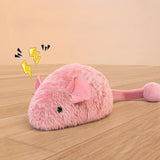 Plush Mouse Cat Toy Interactive Faux Fur Play Toy
