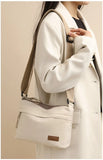 2026 New Women's Minimalist Solid Color Nylon Bag - Multi-functional, Casual, Waterproof & Portable Fashion Crossbody Bag