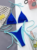 Zebra Print Halter micro Bikini 2025 women Bandeau String Swimsuit Female swimwear Neon Shiny bikini set Leopard Bathing Suit