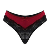 1pcs Low Waist Elegant Sexy Lace Bow Women Panties Floral Sexy Lingerie Lady Briefs Breathable Comfortable Female Underwear