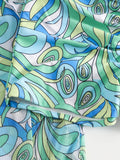 New Sexy 3 Pieces Suit for Women Neck Hanging Bikini Set+Cover-up Swimwear Sunproof Tankini High Waist Shorts Swimsuit Beachwear