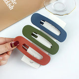 Fashion Matte Flat Hair Clips Duck Billed Clips  Accessories Matte Hairpins Hairgrips Bangs Barrettes Girls Hair Accessories