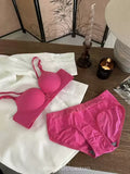 MOYISU Japanese Dopamine Front Button Small Chest Lift Show Large|Women's Anti-Sag Summer Sexy Beauty Bra Top Comfort Fit